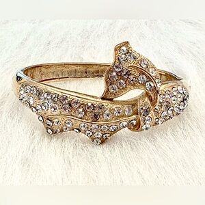 Vintage Bow Bangle Bracelet